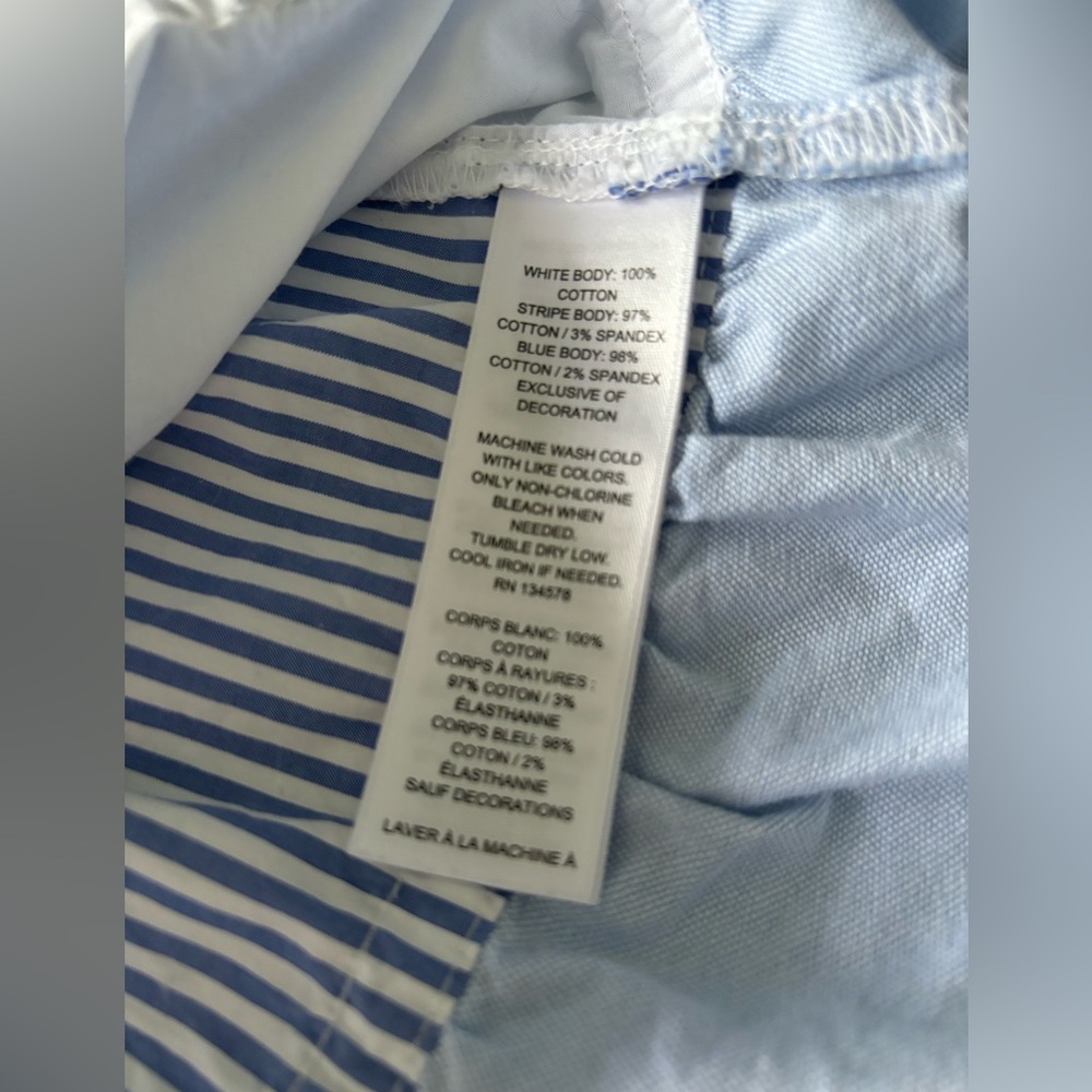 Vineyard Vines Blue & White Patchwork Sleeveless … - image 5